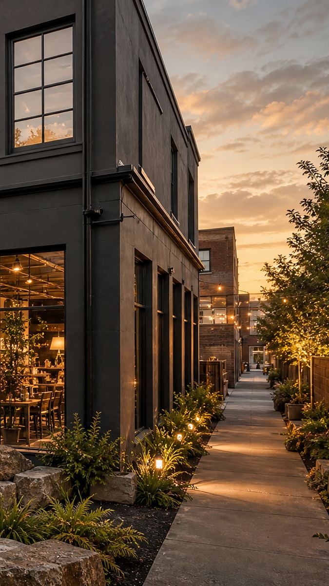 Back Exterior Trade Waters project image