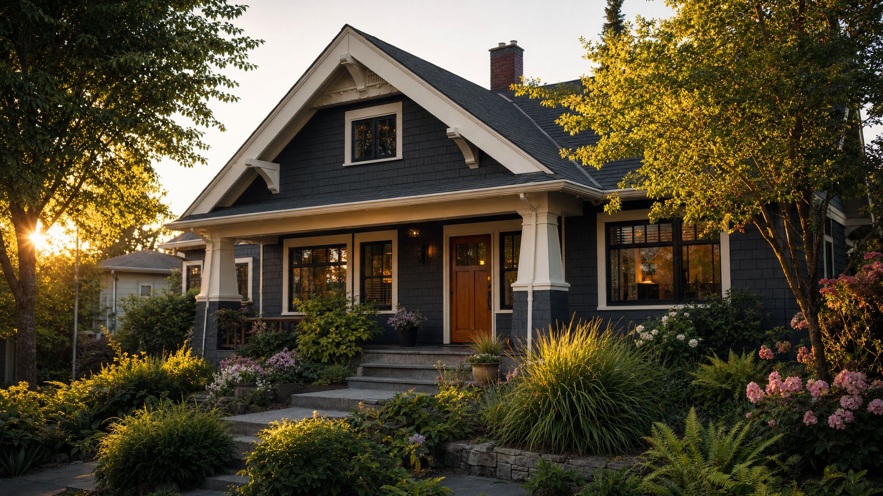 Commercial exterior painting and visual environment